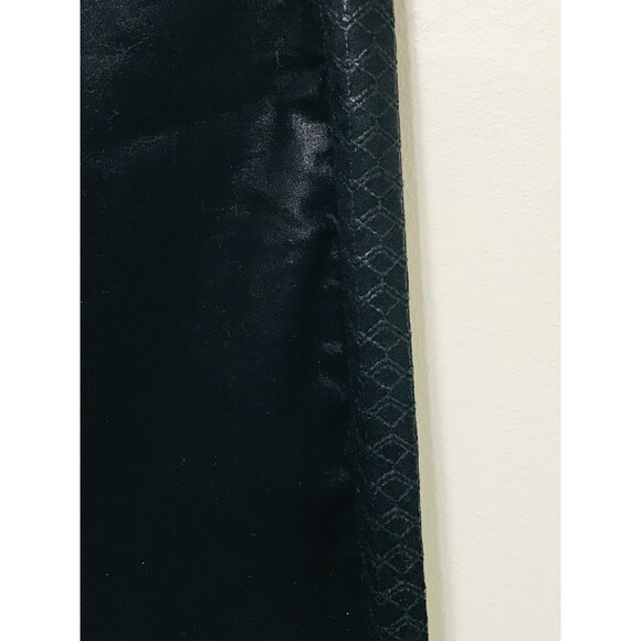 NYDJ Black Waxed Jeggings with Geometric Design Tuxedo Stripe, Size 6 - Picture 2 of 5